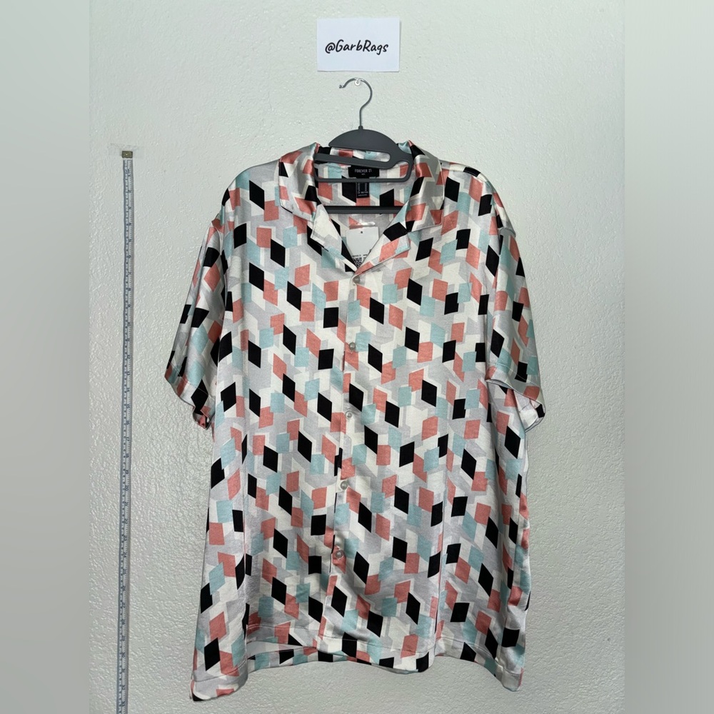 H&M Button Up Collared Shirt - Men's Size X Large - New with Tags